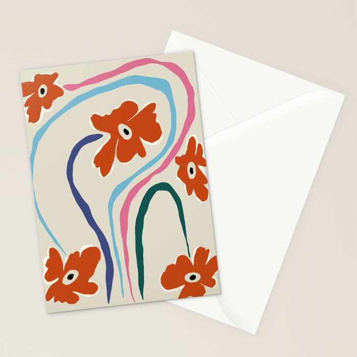 The string flower Stationery Card Gallery Image 2