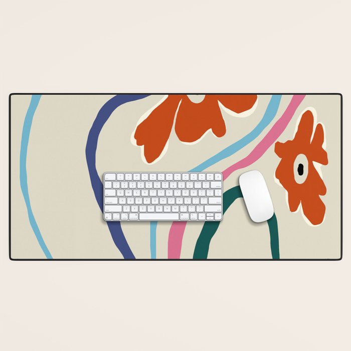 The string flower Desk Mat Gallery Image 1
