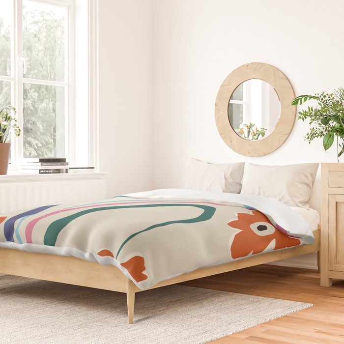 The string flower Duvet Cover Gallery Image 2