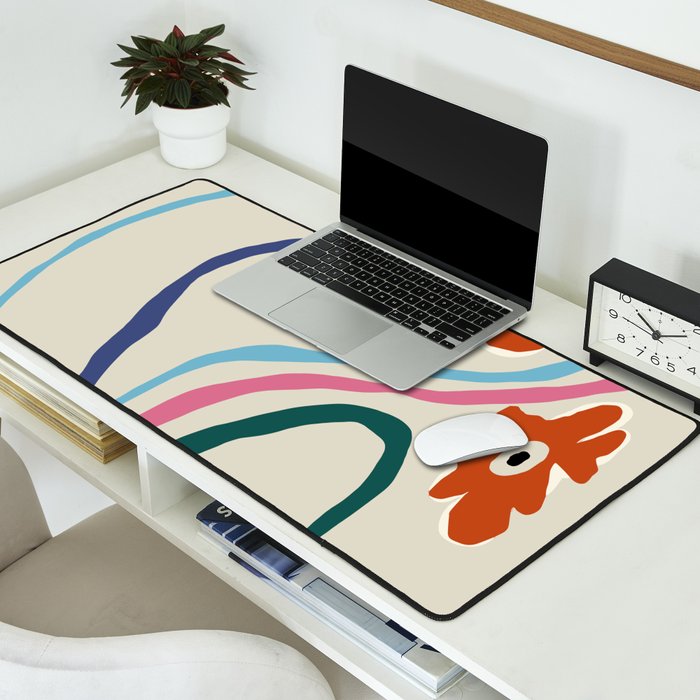 The string flower Desk Mat Gallery Image 2
