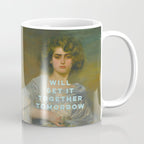 Will Get It Together Tomorrow - Motivational Wall Art, Typography Coffee Mug Gallery Image 1
