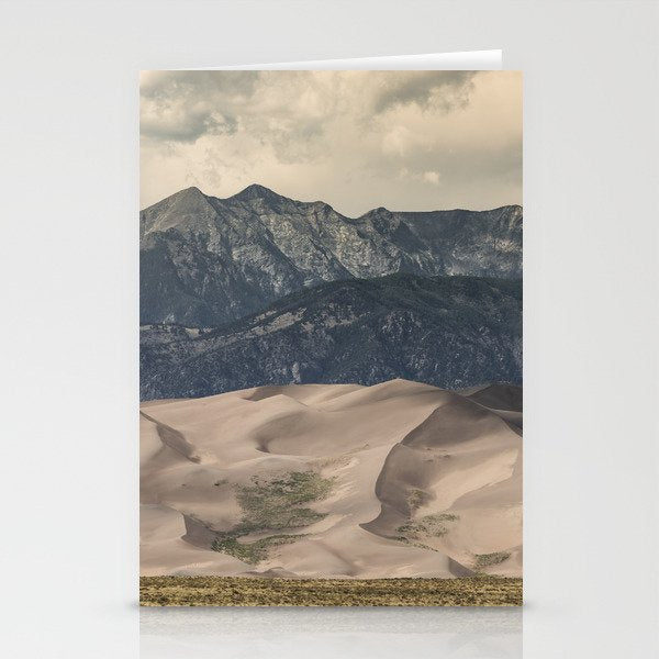 Great Sand Dunes National Park - Rocky Mountains Colorado Stationery Card Gallery Image 1