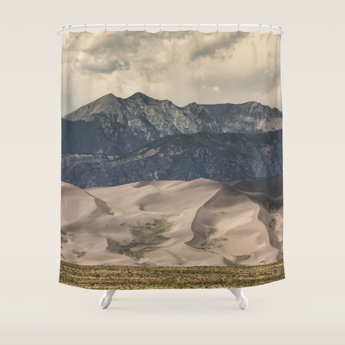 Great Sand Dunes National Park - Rocky Mountains Colorado Shower Curtain Gallery Image 1