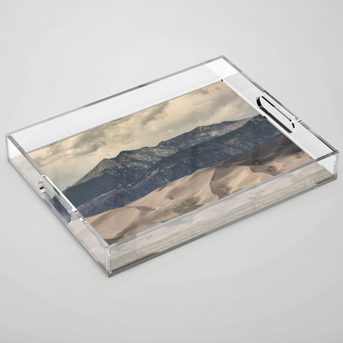 Great Sand Dunes National Park - Rocky Mountains Colorado Acrylic Tray Gallery Image 1