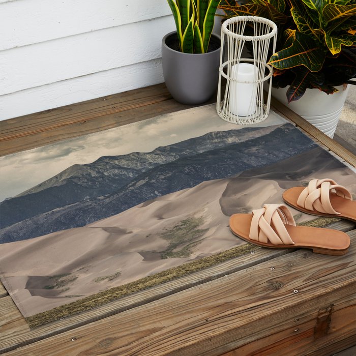 Great Sand Dunes National Park - Rocky Mountains Colorado Outdoor Rug Gallery Image 2