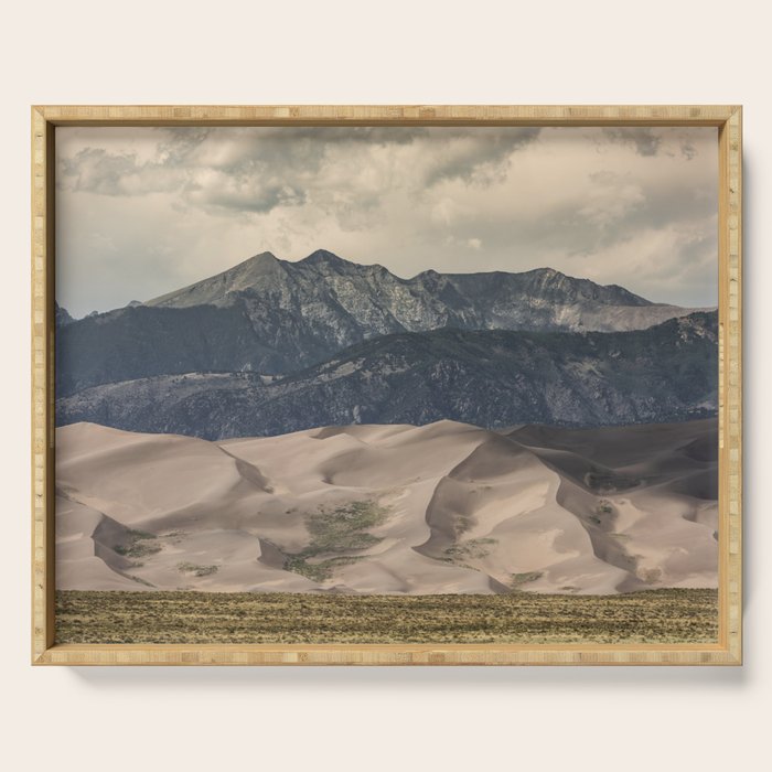 Great Sand Dunes National Park - Rocky Mountains Colorado Serving Tray Gallery Image 1