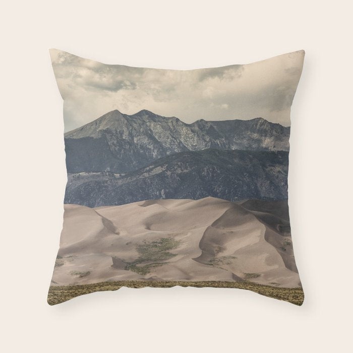 Great Sand Dunes National Park - Rocky Mountains Colorado Throw Pillow Gallery Image 6