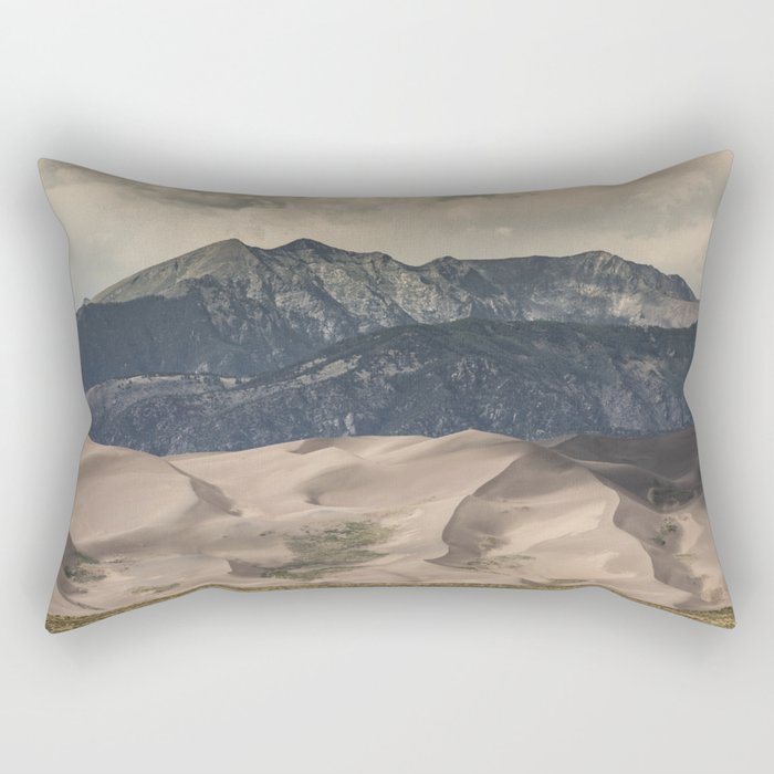 Great Sand Dunes National Park - Rocky Mountains Colorado Rectangular Pillow Gallery Image 2
