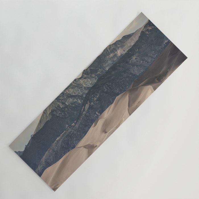 Great Sand Dunes National Park - Rocky Mountains Colorado Yoga Mat Gallery Image 1