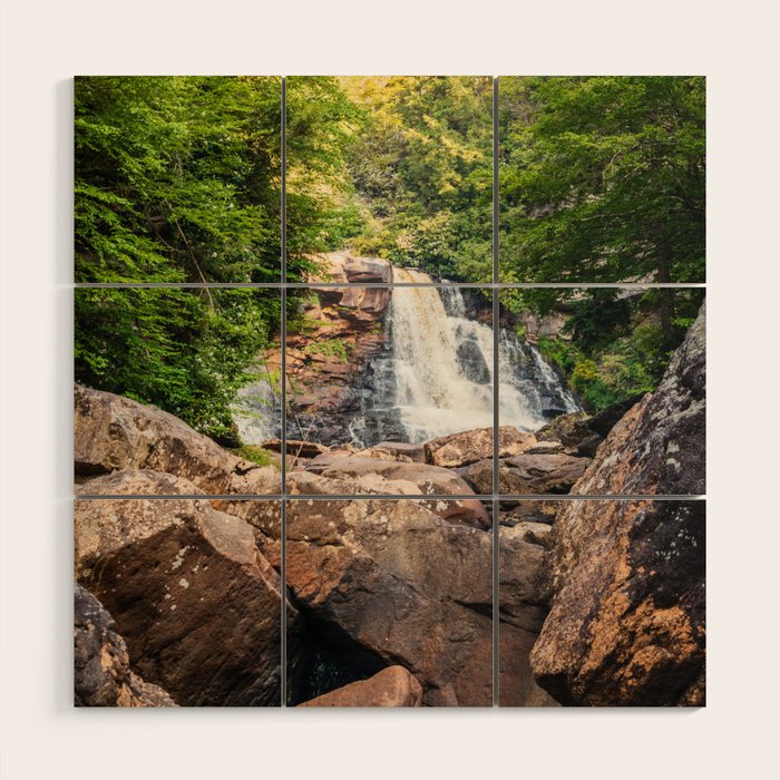 Blackwater Falls State Park West Virginia Waterfall River Canyon Landscape Photography Wood Wall Art Gallery Image 1