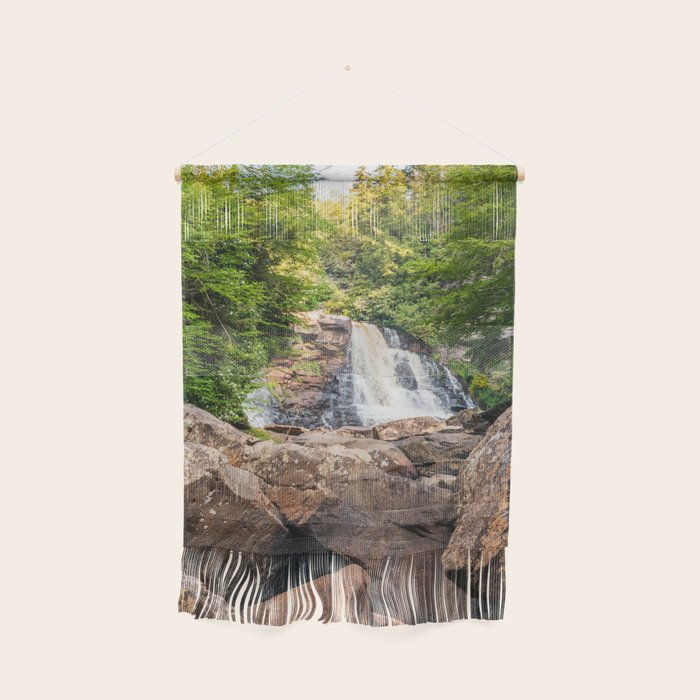 Blackwater Falls State Park West Virginia Waterfall River Canyon Landscape Photography Wall Hanging Gallery Image 1