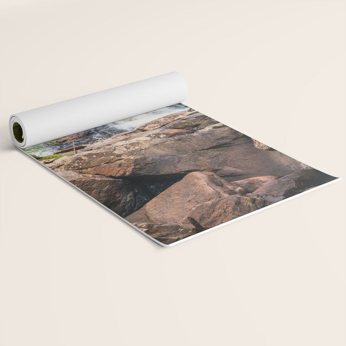 Blackwater Falls State Park West Virginia Waterfall River Canyon Landscape Photography Yoga Mat Gallery Image 2