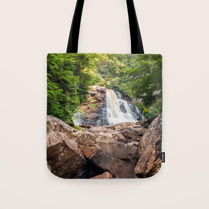 Blackwater Falls State Park West Virginia Waterfall River Canyon Landscape Photography Tote Bag Gallery Image 1