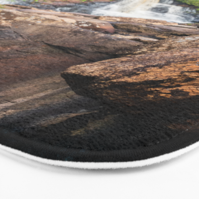 Blackwater Falls State Park West Virginia Waterfall River Canyon Landscape Photography Bath Mat Gallery Image 3