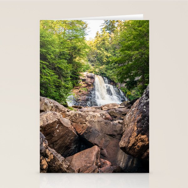 Blackwater Falls State Park West Virginia Waterfall River Canyon Landscape Photography Stationery Card Gallery Image 2