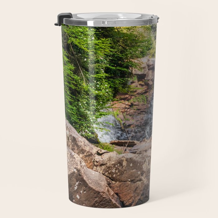 Blackwater Falls State Park West Virginia Waterfall River Canyon Landscape Photography Travel Mug Gallery Image 3