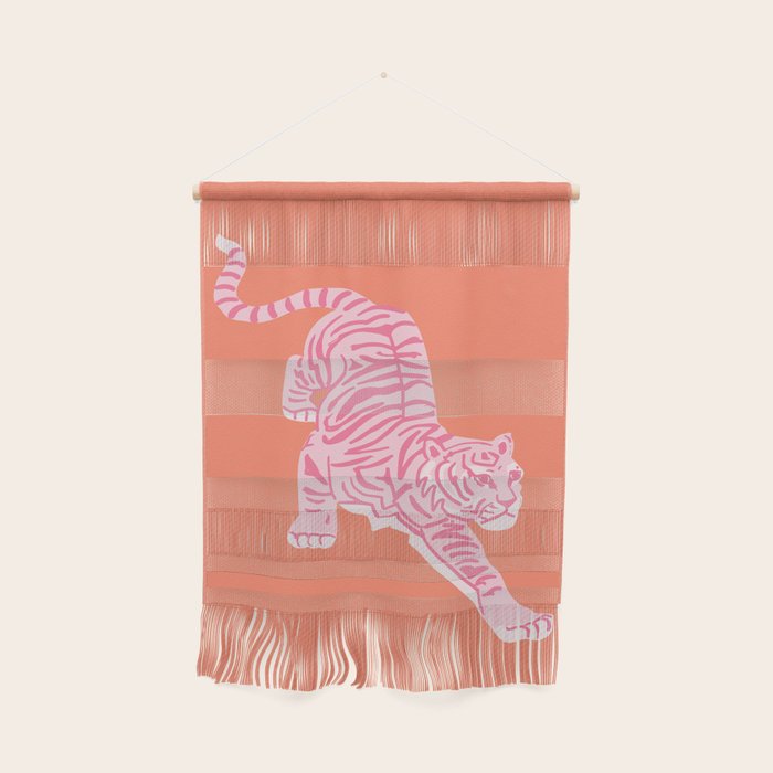 Year of the Tiger - Orange/Pink Wall Hanging Gallery Image 1