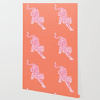 Year of the Tiger - Orange/Pink Wallpaper Gallery Image 2