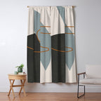 Minimal Abstract Art 3 Window Curtain Gallery Image 5