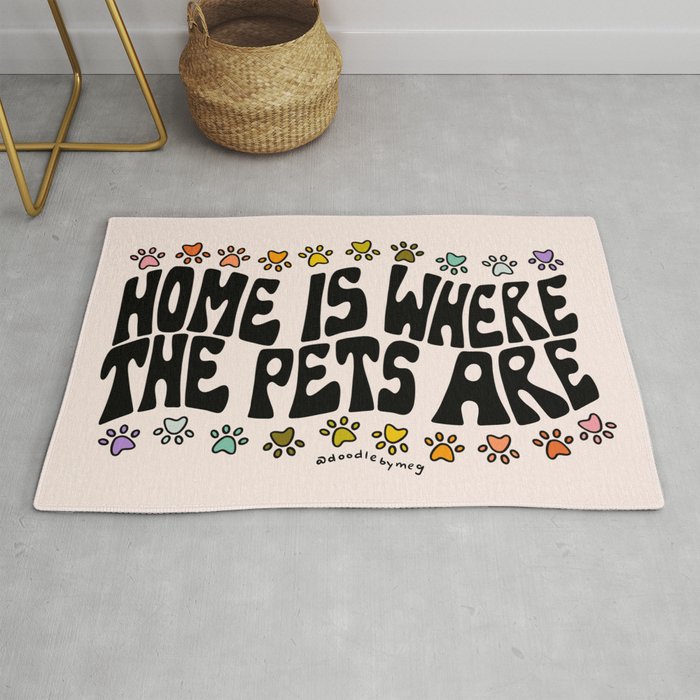Home Is Where The Pets Are Rug Gallery Image 1