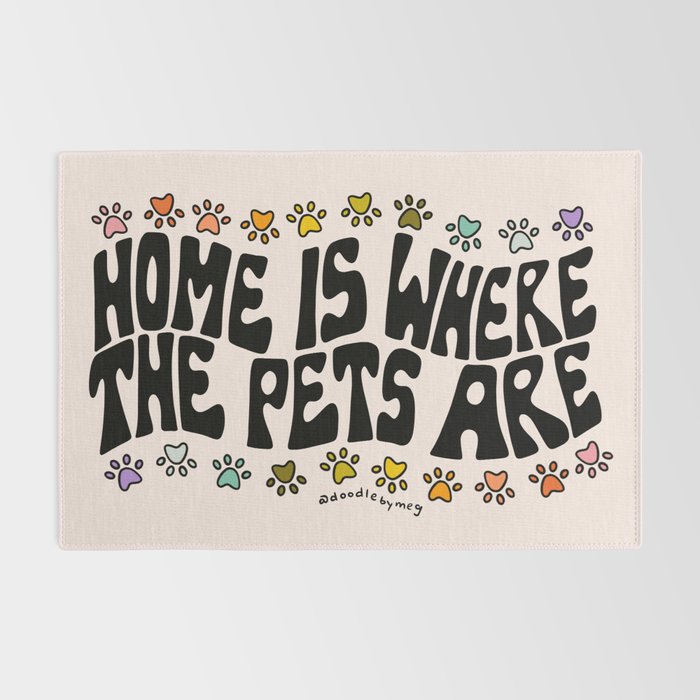 Home Is Where The Pets Are Rug Gallery Image 2