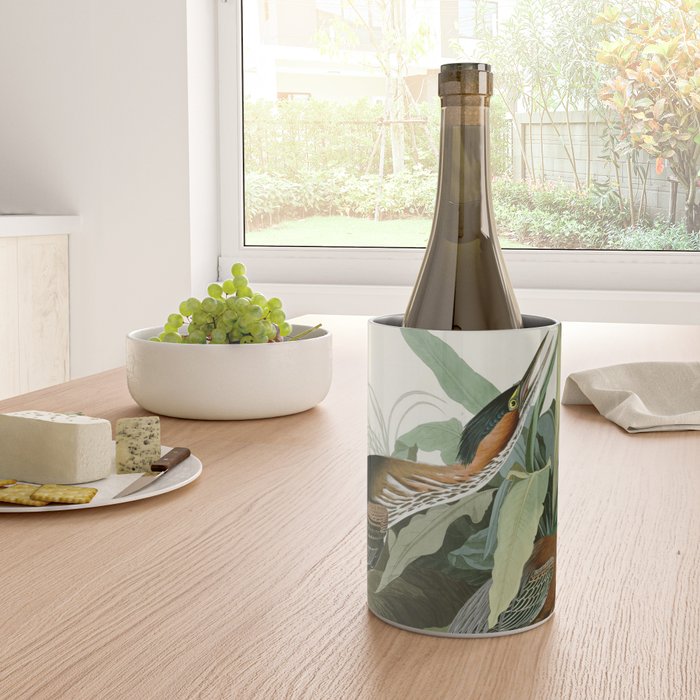 Green Heron - John James Audubon Birds of America Wine Chiller Gallery Image 4