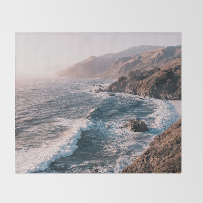 Big Sur - Adventure In Paradise Throw Blanket Gallery Image 2