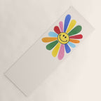 Smiley Hippie Daisy Yoga Mat Gallery Image 1