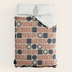 Red & Blue Hand-drawn Pattern #1 Comforter Gallery Image 6