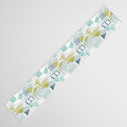 bonjour ma vie; City life collection, soft grey  Table Runner Gallery Image 3