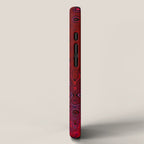 Red And Purple Abstract Painting iPhone Case Gallery Image 2