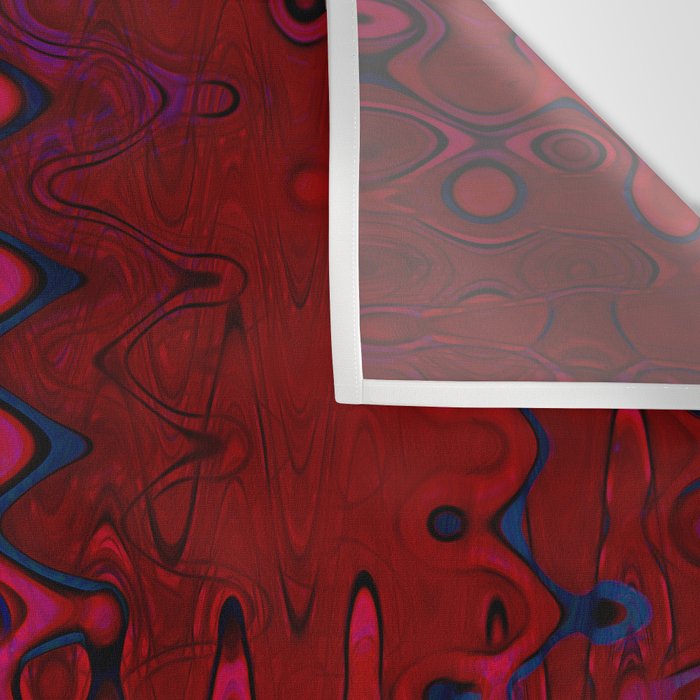 Red And Purple Abstract Painting Wall Tapestry Gallery Image 3
