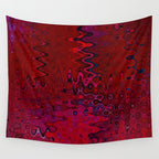 Red And Purple Abstract Painting Wall Tapestry Gallery Image 4