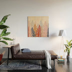 Flower market Germany Wood Wall Art Gallery Image 2