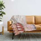 Flower market Germany Throw Blanket Gallery Image 1