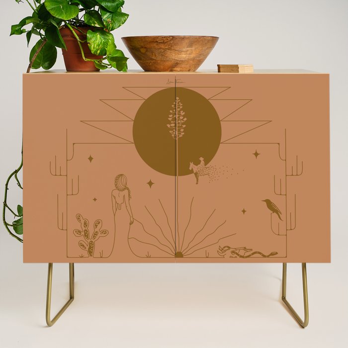 It Was All A Dream - Terracotta Credenza Gallery Image 1