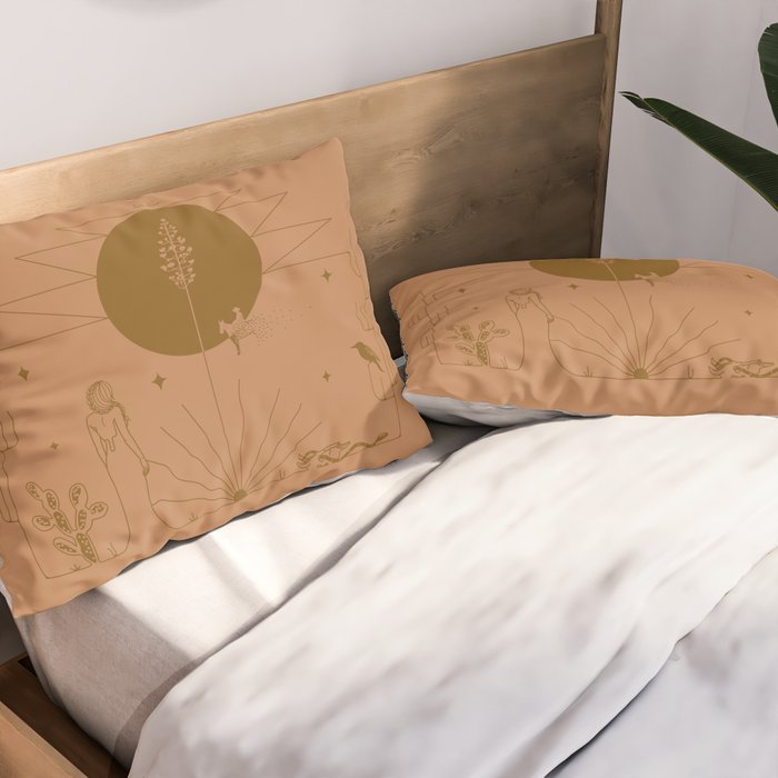 It Was All A Dream - Terracotta Pillow Sham Gallery Image 2