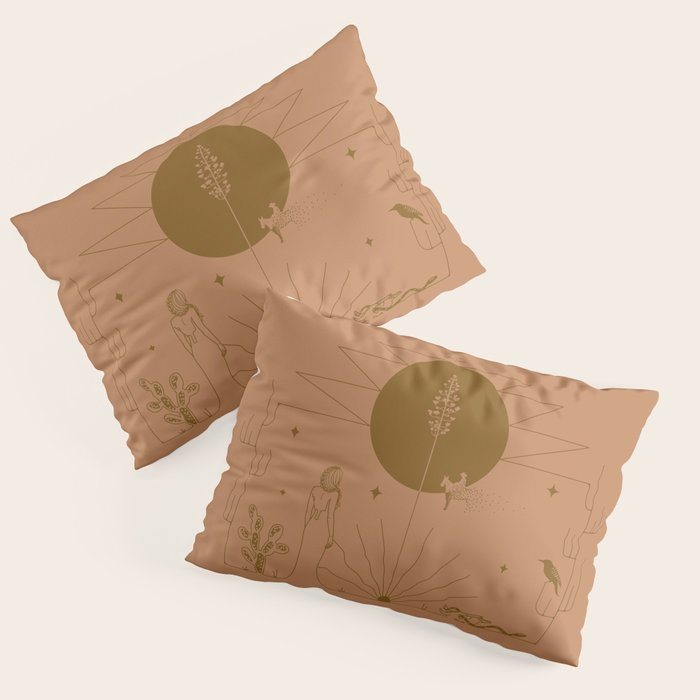 It Was All A Dream - Terracotta Pillow Sham Gallery Image 1