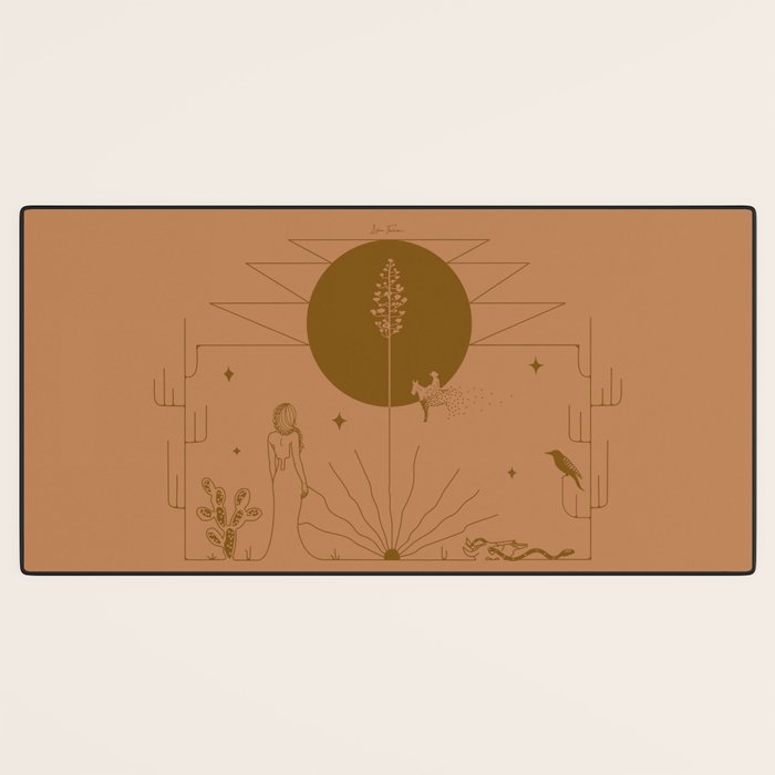 It Was All A Dream - Terracotta Desk Mat Gallery Image 3