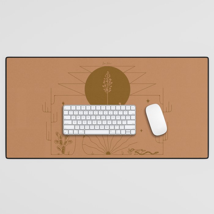 It Was All A Dream - Terracotta Desk Mat Gallery Image 1