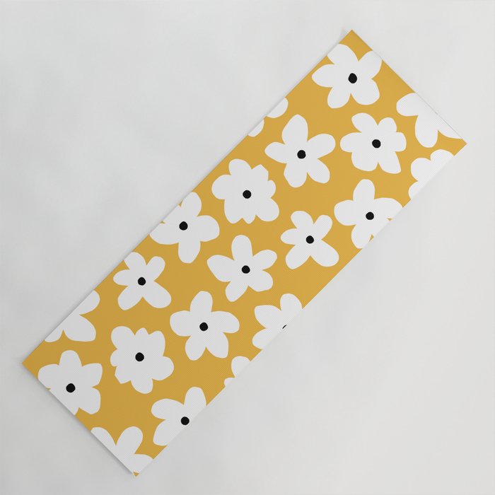 Daisy field Yoga Mat Gallery Image 1