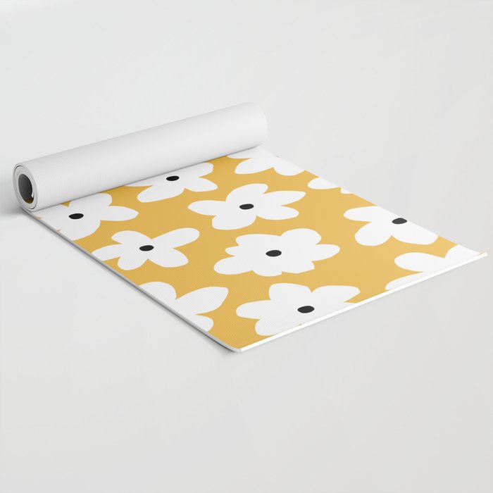 Daisy field Yoga Mat Gallery Image 2