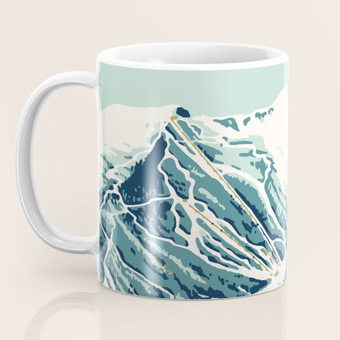2021 Ski Stowe Vermont Vintage Poster  Coffee Mug Gallery Image 3