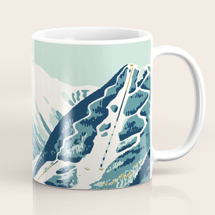 2021 Ski Stowe Vermont Vintage Poster  Coffee Mug Gallery Image 1