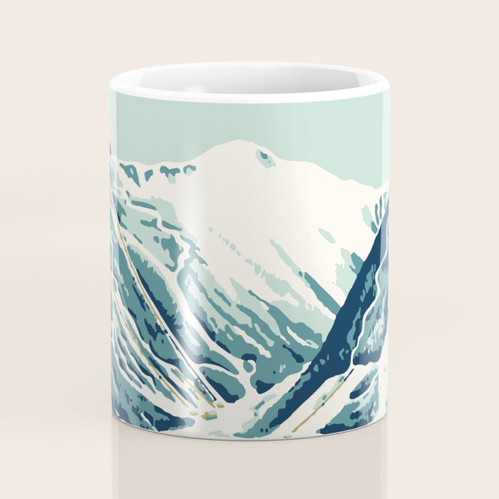 2021 Ski Stowe Vermont Vintage Poster  Coffee Mug Gallery Image 4