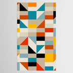 Modern Abstract Geometric Bold Colorful Artwork Tablecloth Gallery Image 2
