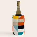 Modern Abstract Geometric Bold Colorful Artwork Wine Chiller Gallery Image 1