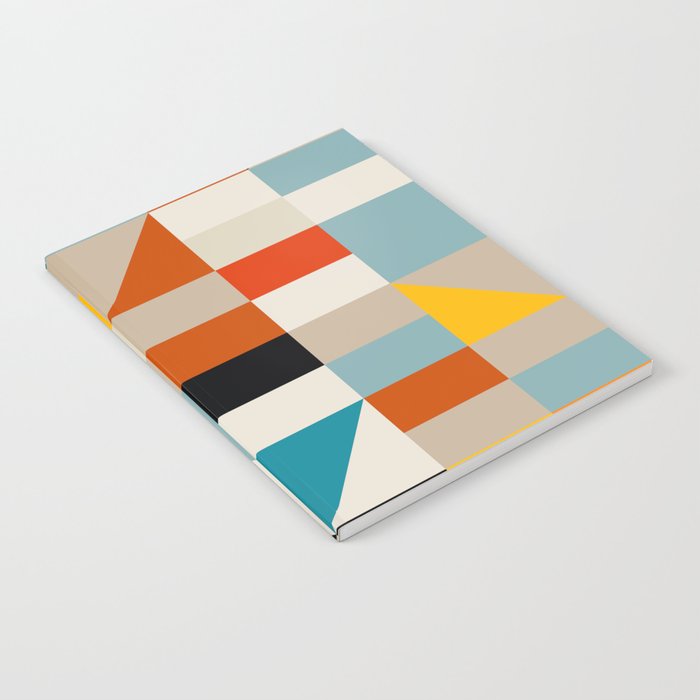 Modern Abstract Geometric Bold Colorful Artwork Notebook Gallery Image 2