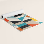 Modern Abstract Geometric Bold Colorful Artwork Yoga Mat Gallery Image 2