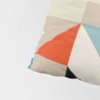 Modern Abstract Geometric Bold Colorful Artwork Pillow Sham Gallery Image 4
